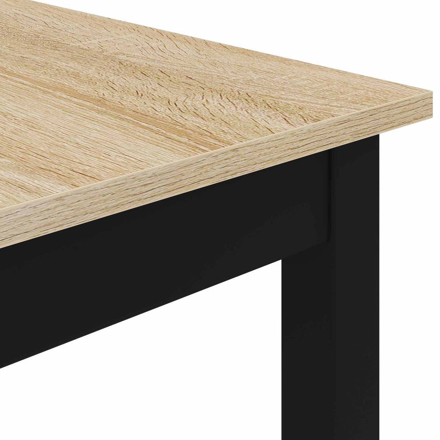 Spisebord 200 x 100 x 75 cm Konstruert tre Rektangulær