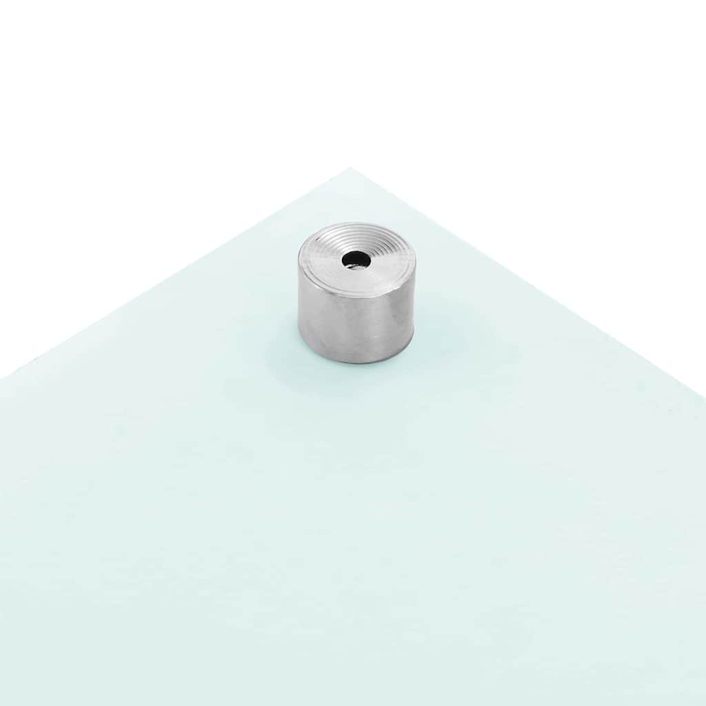 Kjøkkenbenkplate 2 pcs Hvit 90 x 40 cm herdet glass