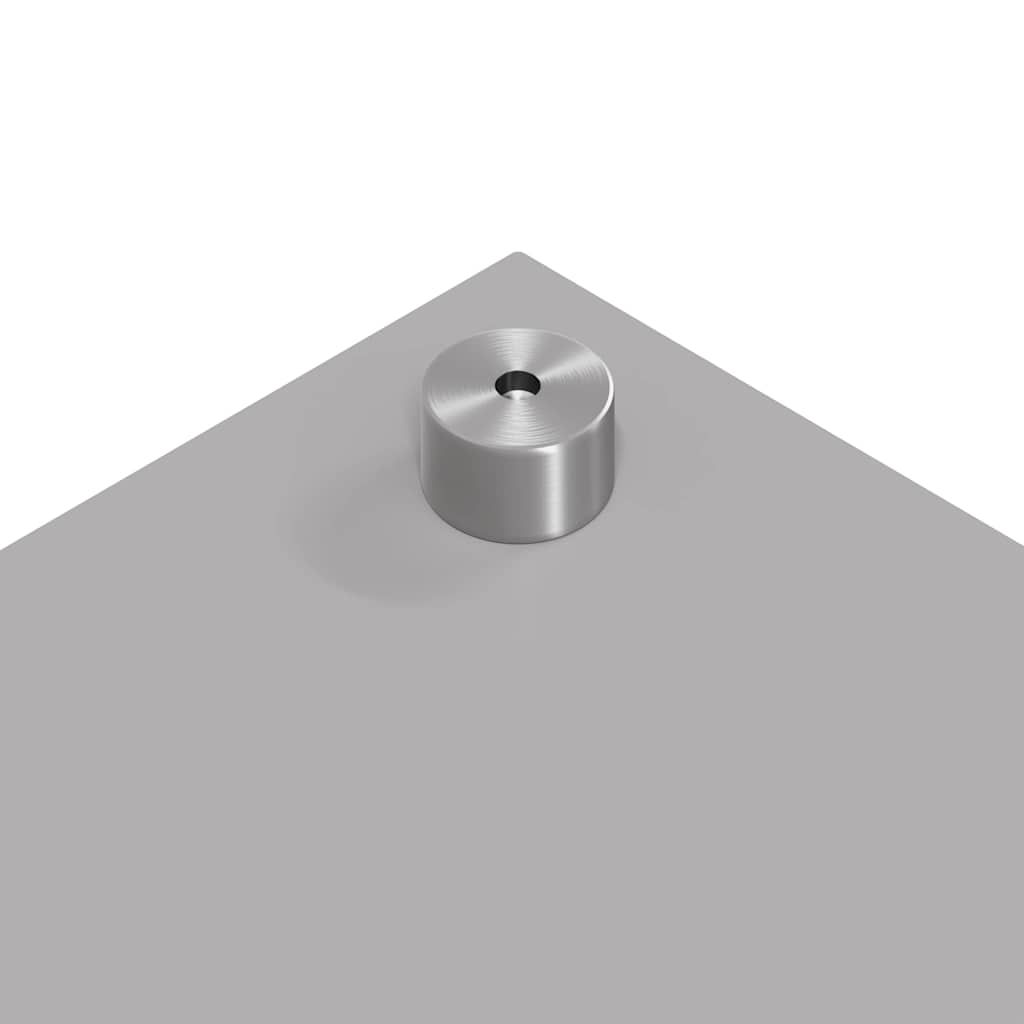 Kjøkkenbakplate 2 pcs Lysegrå 70 x 40 cm herdet glass vidaXL