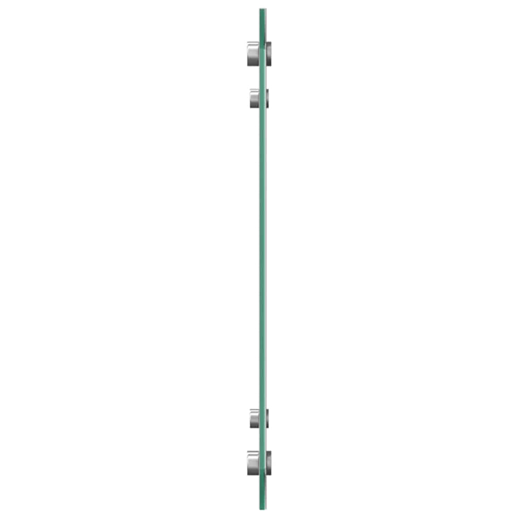 Kjøkkenbakplate 2 pcs Lysegrå 70 x 40 cm herdet glass vidaXL