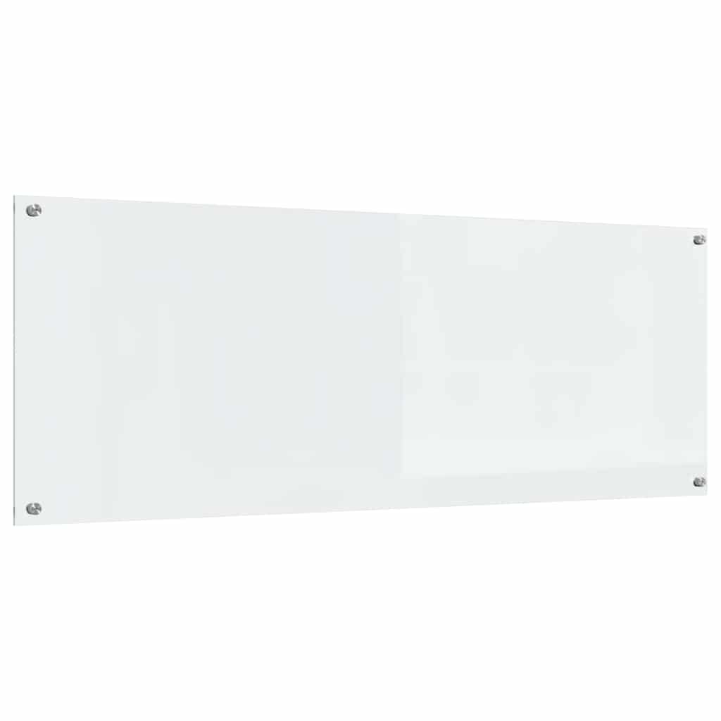 Kjøkkenbakplate 2 pcs Gjennomsiktig 110 x 40 cm herdet glass vidaXL