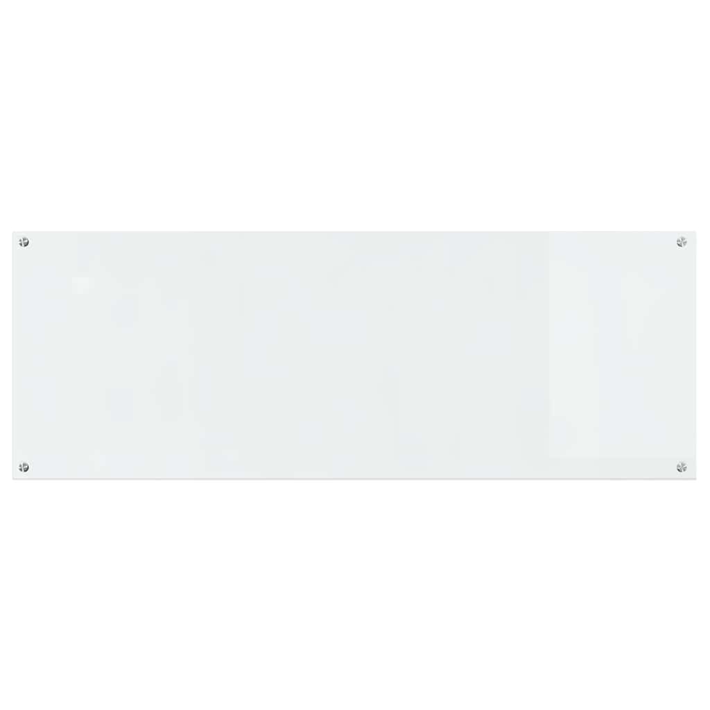 Kjøkkenbakplate 2 pcs Gjennomsiktig 110 x 40 cm herdet glass vidaXL