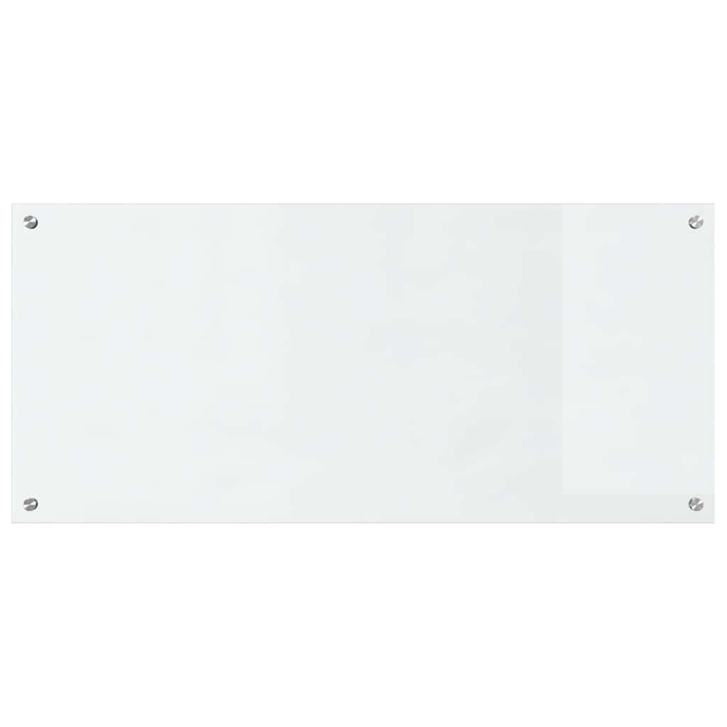 Kjøkkenbenkplate 2 pcs Gjennomsiktig 110 x 50 cm herdet glass
