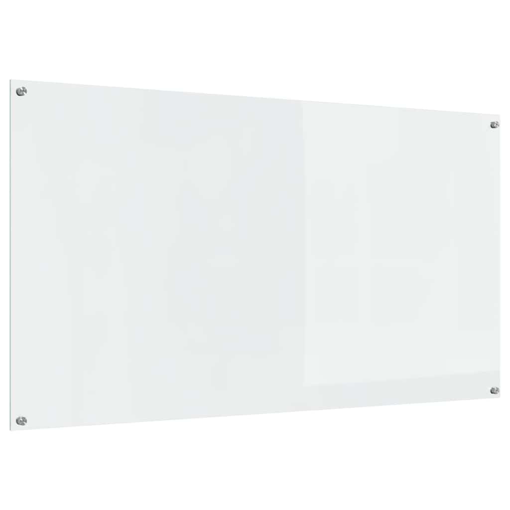 Kjøkkenbenkplate 2 pcs Gjennomsiktig 110 x 60 cm herdet glass