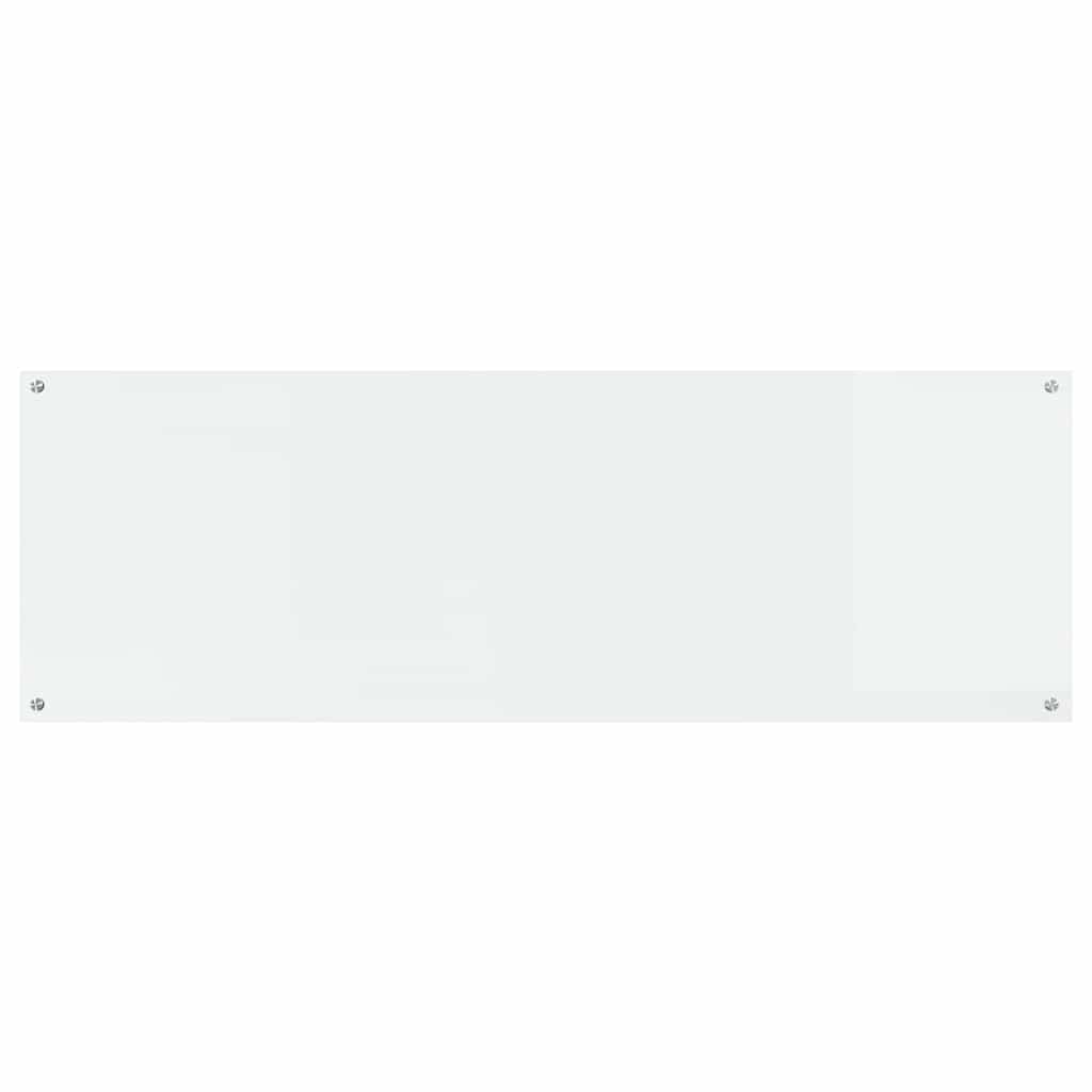 Kjøkkenbenkplate 2 pcs Gjennomsiktig 120 x 40 cm herdet glass