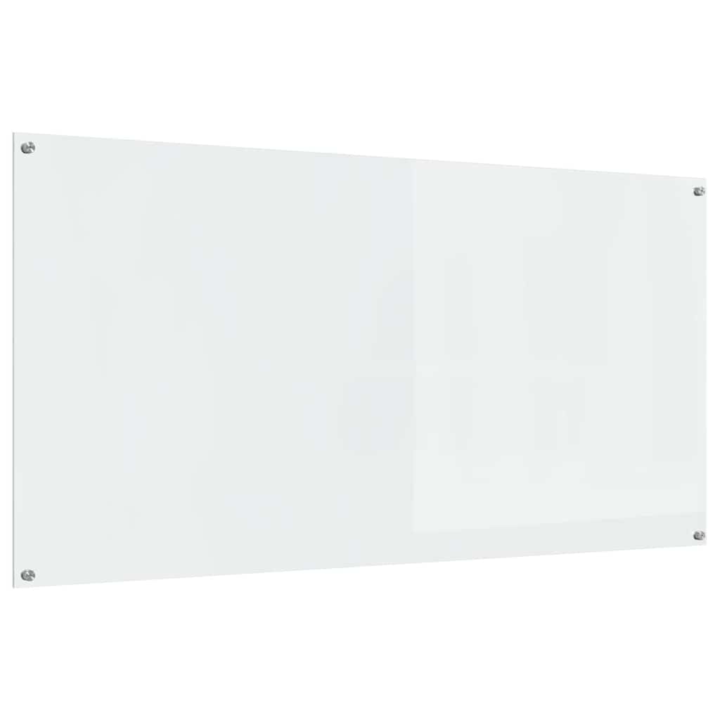 Kjøkkenbenkplate 2 pcs Gjennomsiktig 120 x 60 cm herdet glass