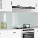 Kjøkkenbenkplate 2 pcs Hvit 80 x 60 cm herdet glass