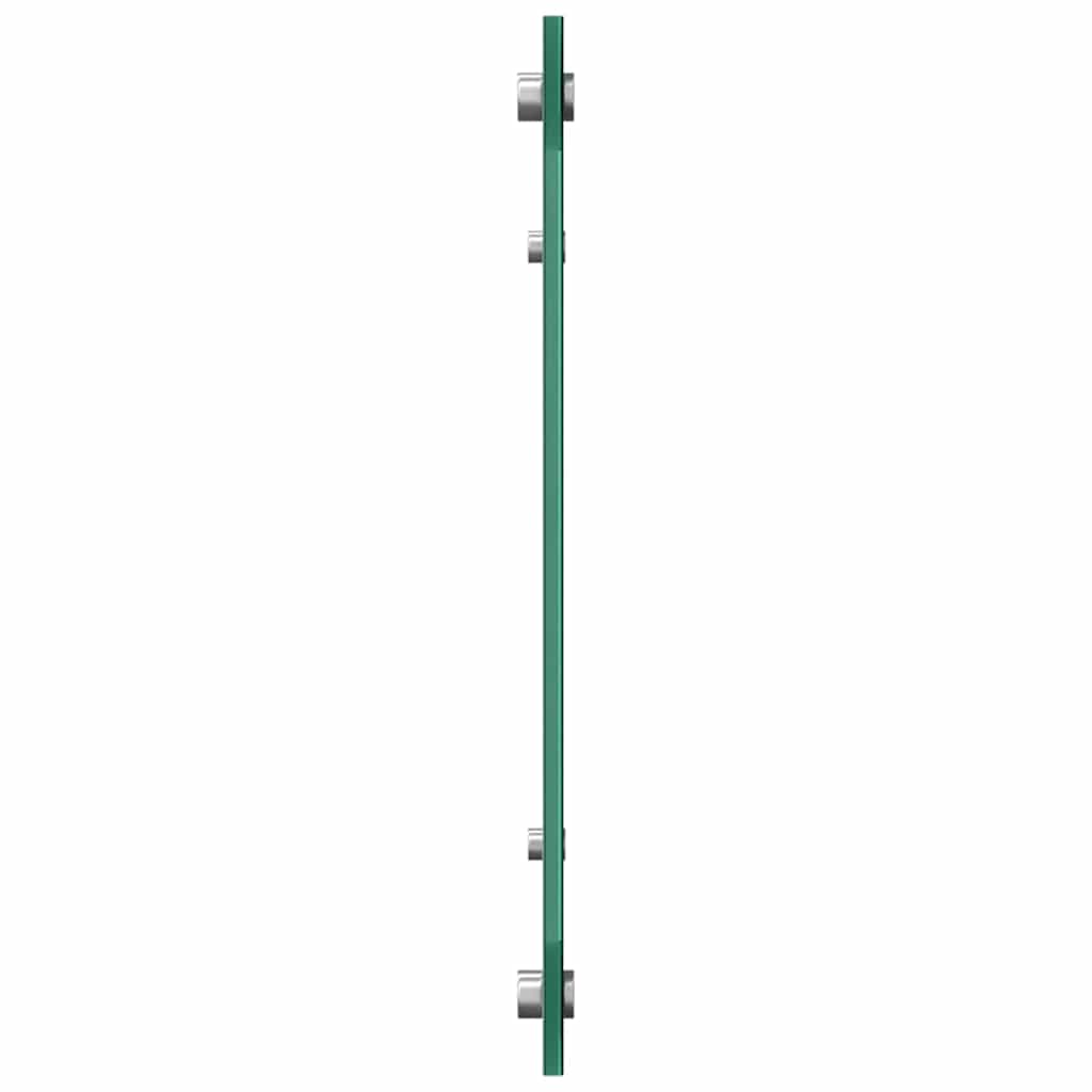 Kjøkkenbenkplate 2 pcs Hvit 100 x 40 cm herdet glass