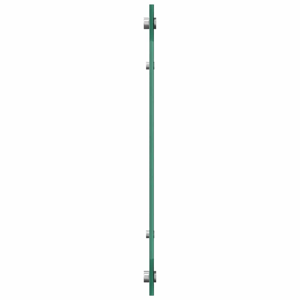 Kjøkkenbenkplate 2 pcs Hvit 100 x 50 cm herdet glass