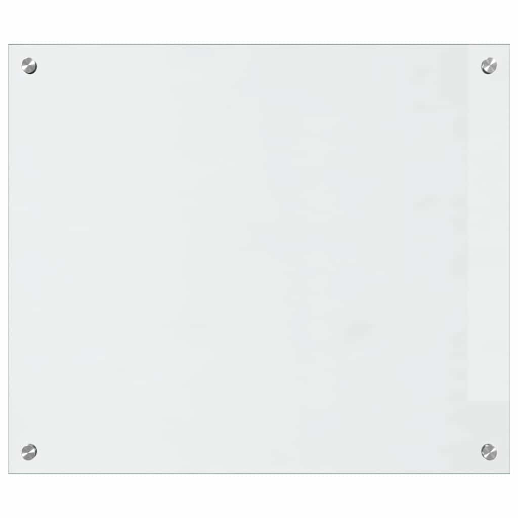 Kjøkkenbenkplate 2 pcs Gjennomsiktig 70 x 60 cm herdet glass