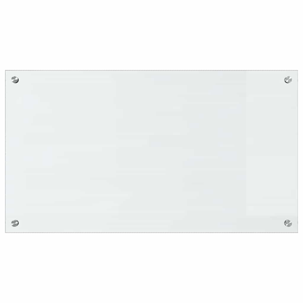 Kjøkkenbenkplate 2 pcs Gjennomsiktig 90 x 50 cm herdet glass