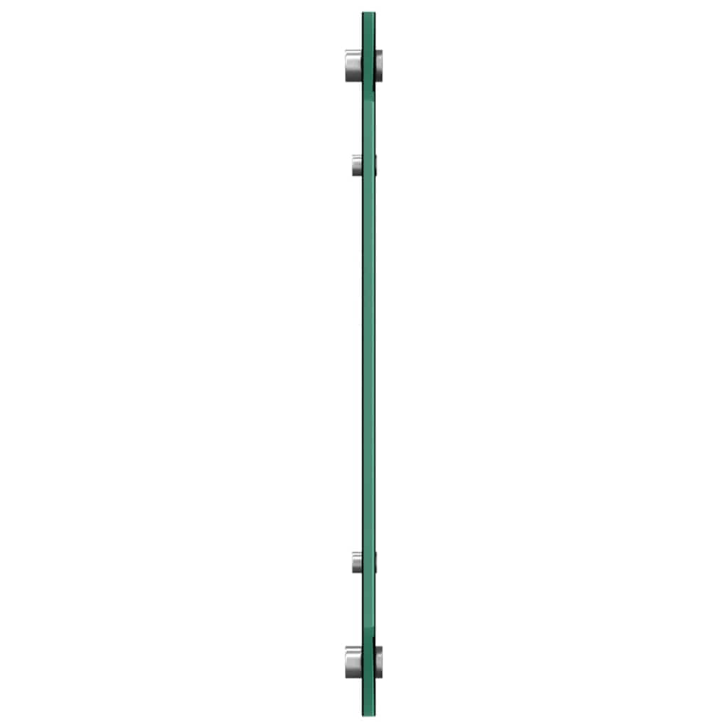 Kjøkkenbenkplate 2 pcs Svart 100 x 40 cm herdet glass