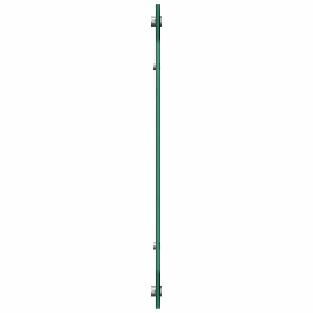 Kjøkkenbenkplate 2 pcs Svart 100 x 60 cm herdet glass