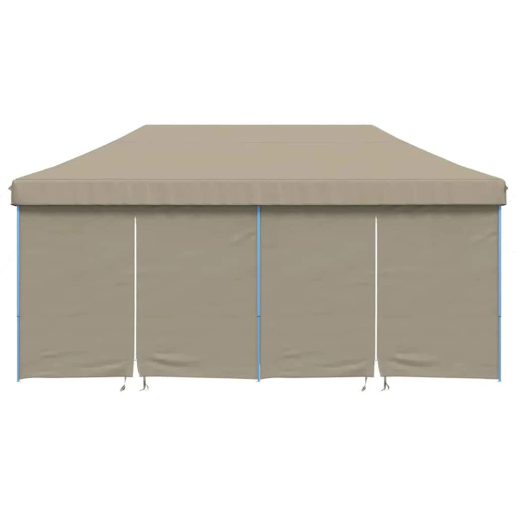 Partytelt Pop-up Gråbrun 580 x 292 x 315 cm Oxford Stoff
