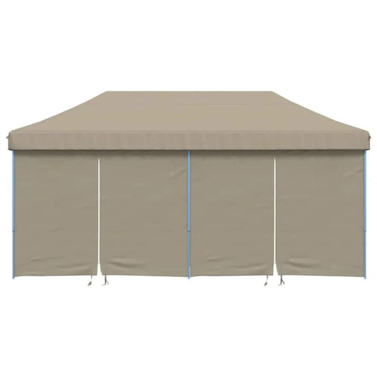 Partytelt Pop-up Gråbrun 580 x 292 x 315 cm Oxford Stoff