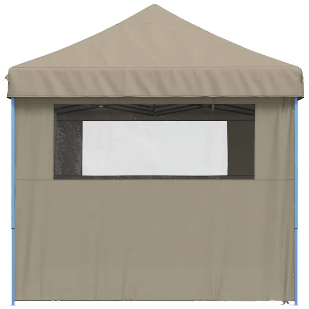 Partytelt Pop-up Gråbrun 580 x 292 x 315 cm Oxford Stoff