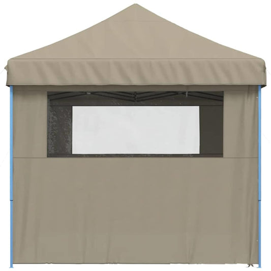 Partytelt Pop-up Gråbrun 580 x 292 x 315 cm Oxford Stoff