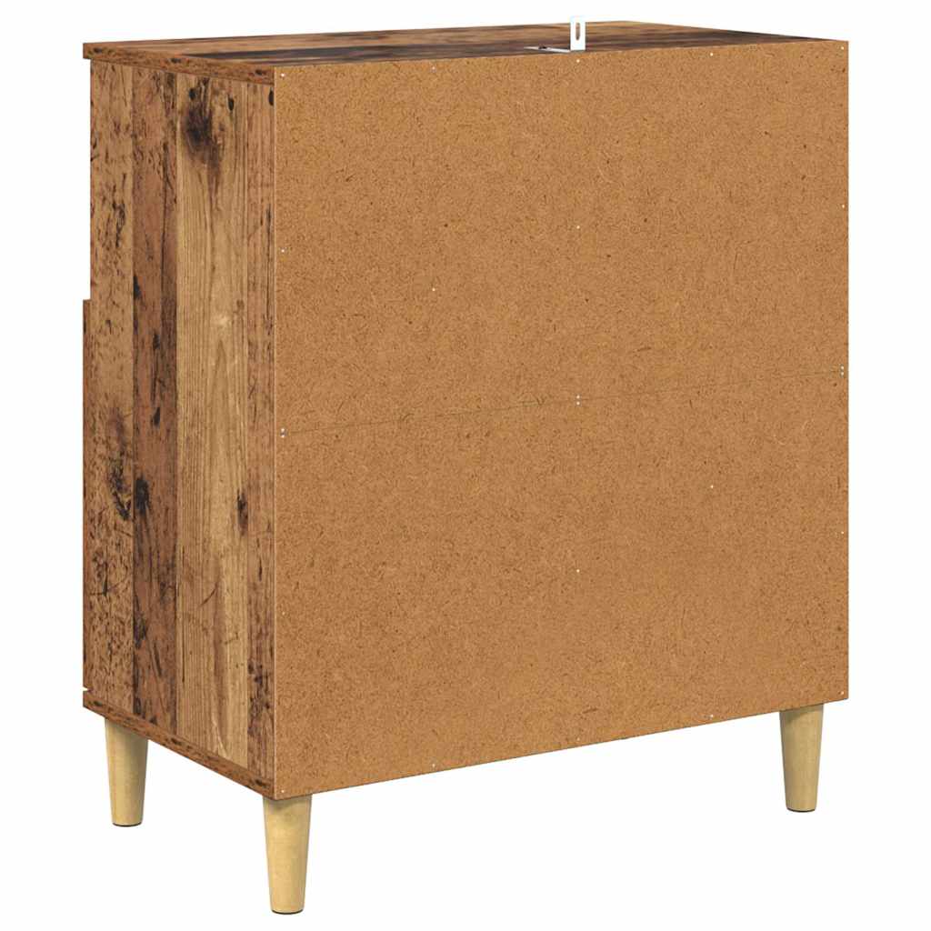 Skap 2 pcs Gamle tre 60 x 35 x 70 cm Konstruert tre