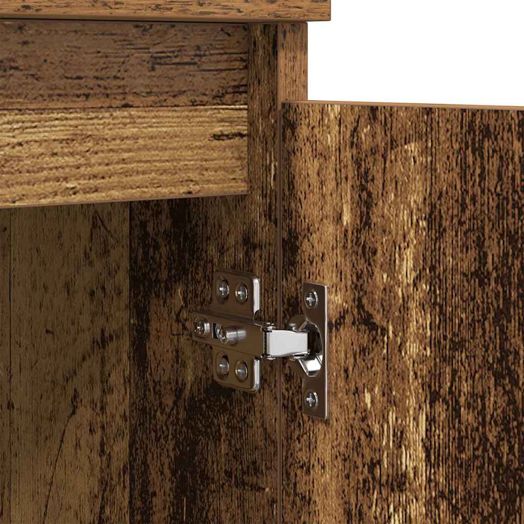 Skap 3 pcs Gamle tre 60 x 35 x 70 cm Konstruert tre