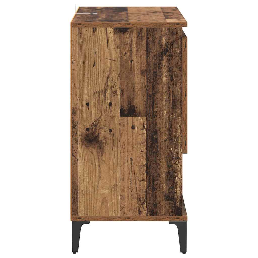 Skap 3 pcs Gamle tre 60 x 35 x 70 cm Konstruert tre vidaXL