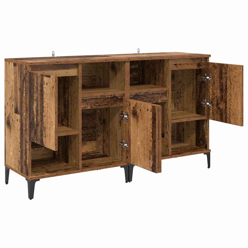 Skap 2 pcs Gamle tre 60 x 35 x 70 cm Konstruert tre