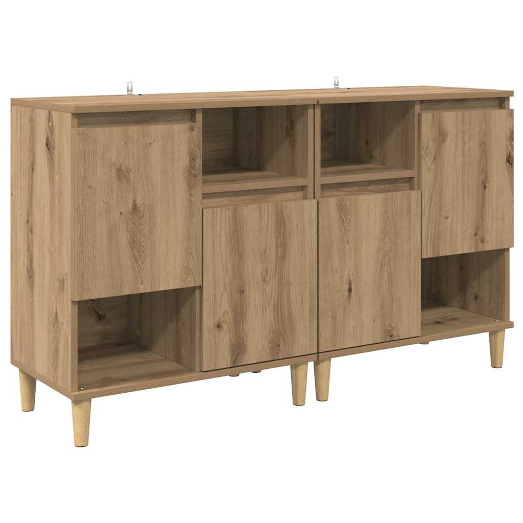 Skap 2 pcs Artisan Eik 60 x 35 x 70 cm Konstruert tre