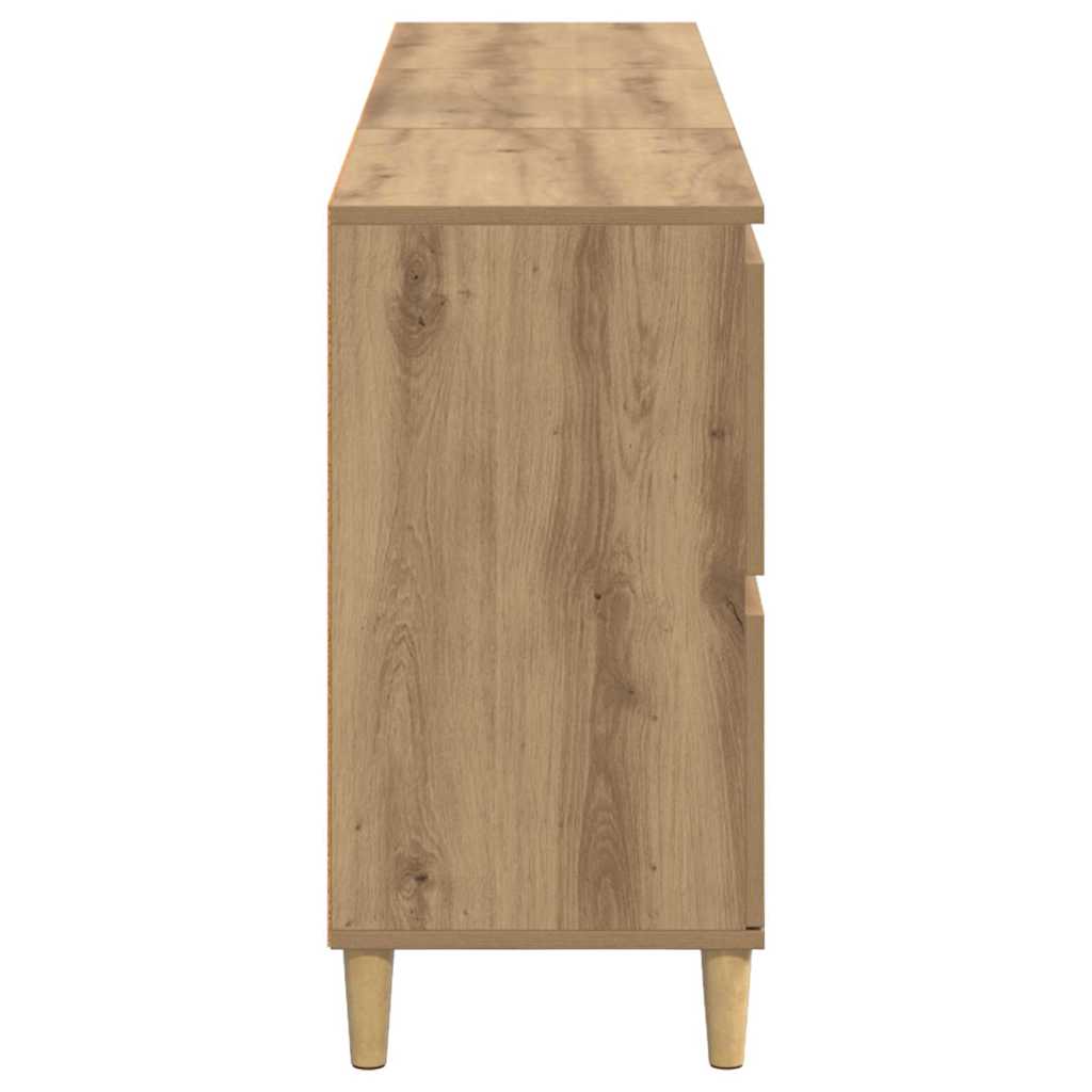 Skap 3 pcs Artisan Eik 60 x 35 x 70 cm Konstruert tre