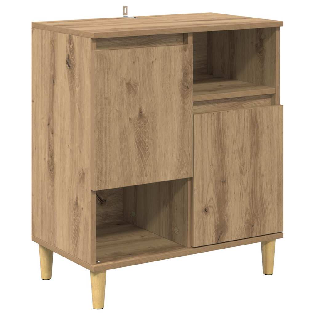 Skap 3 pcs Artisan Eik 60 x 35 x 70 cm Konstruert tre