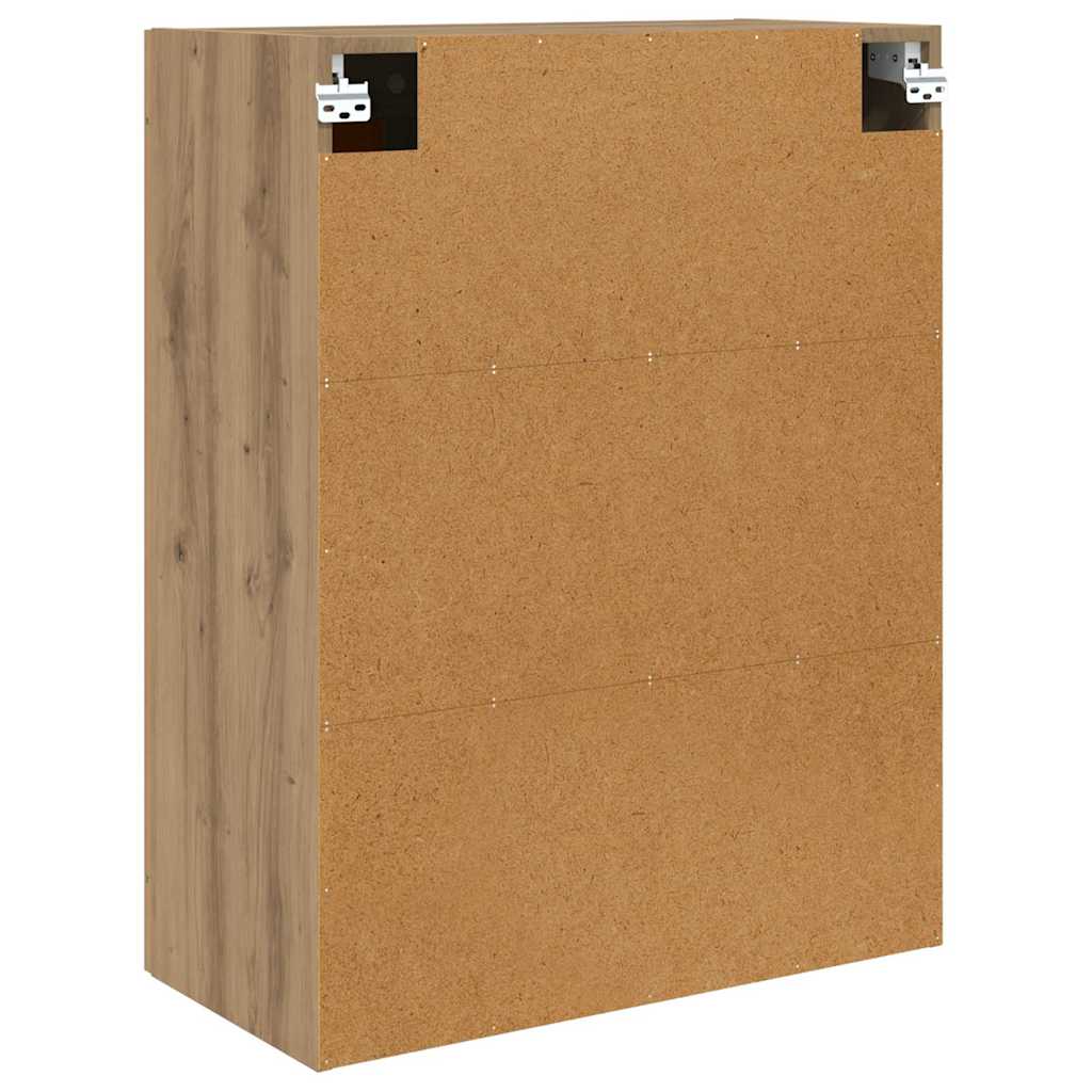 Vegghengt skap 2 stk. Artisan Eik 69,5 x 34 x 90 cm