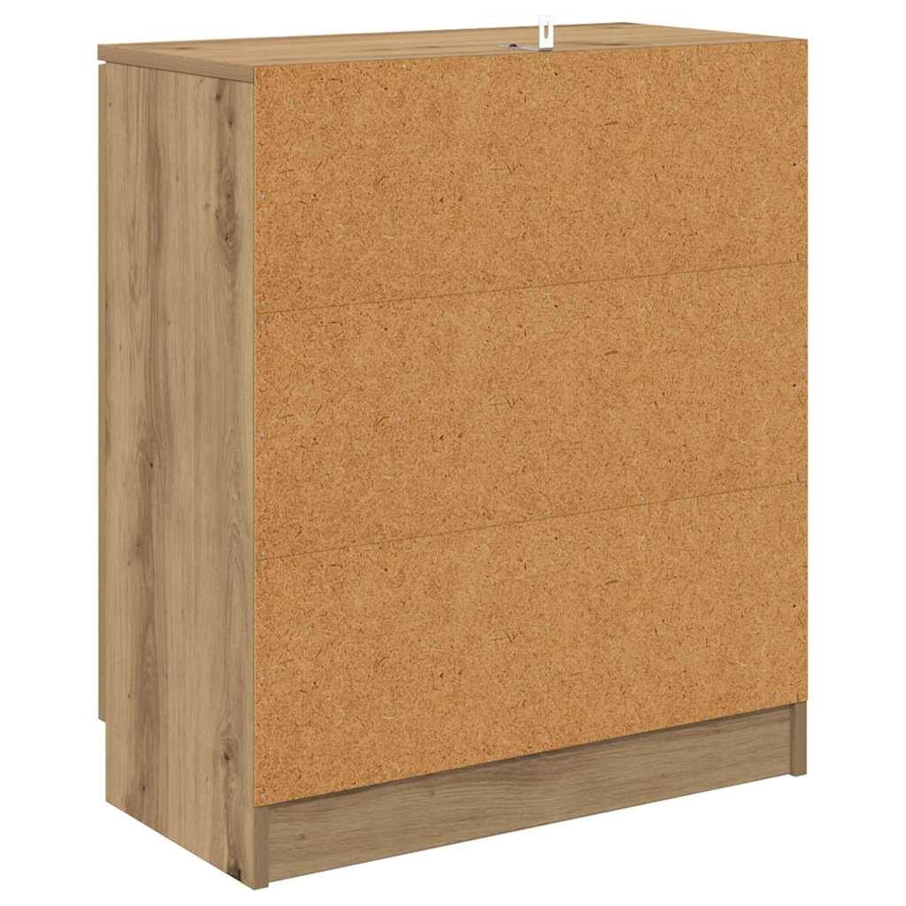 Skap 2 pcs Artisan Eik 60 x 30 x 70 cm Konstruert tre
