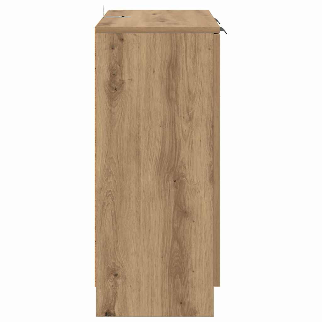 Skap 2 pcs Artisan Eik 60 x 30 x 70 cm Konstruert tre