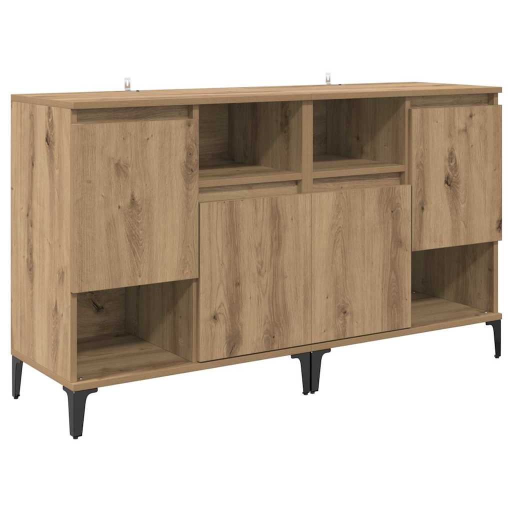 Skap 2 pcs Artisan Eik 60 x 35 x 70 cm Konstruert tre