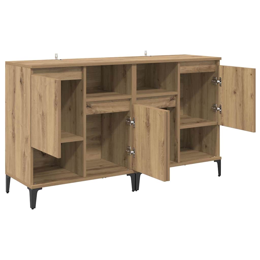 Skap 2 pcs Artisan Eik 60 x 35 x 70 cm Konstruert tre
