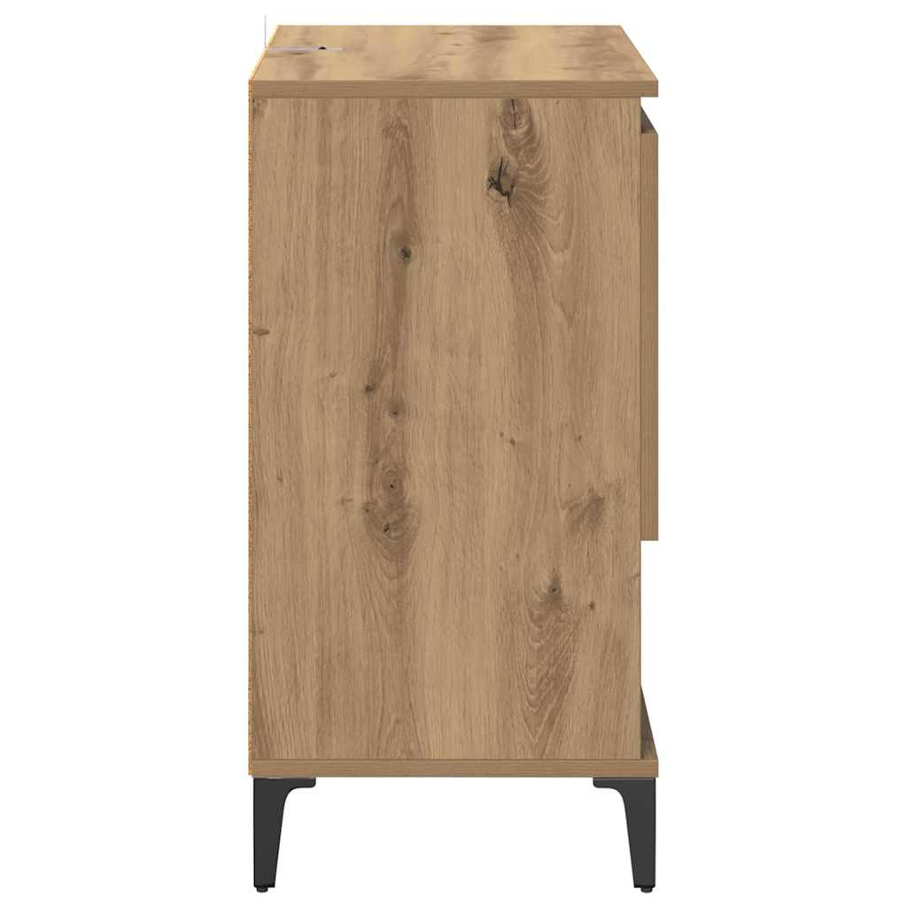 Skap 2 pcs Artisan Eik 60 x 35 x 70 cm Konstruert tre