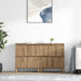 Skap 2 pcs Artisan Eik 60 x 35 x 70 cm Konstruert tre