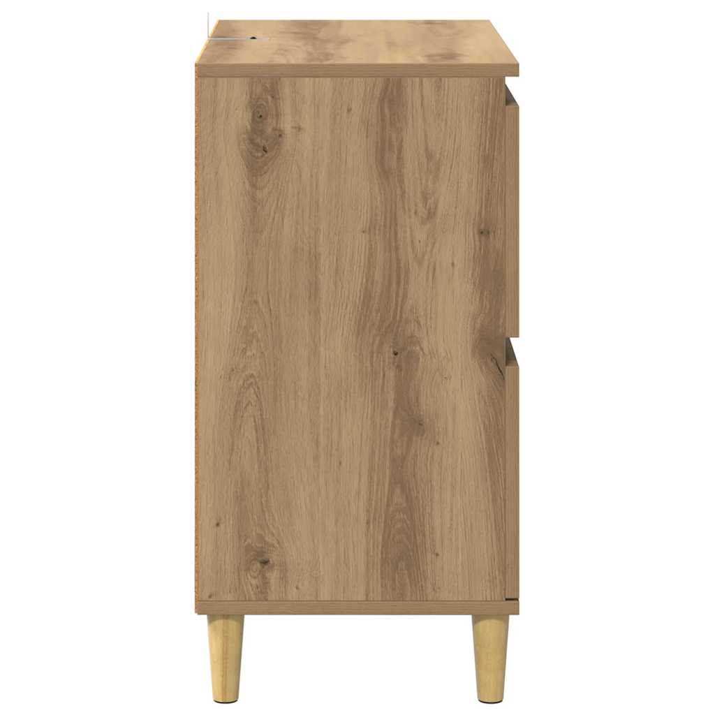 Skap 2 pcs Artisan Eik 60 x 35 x 70 cm Konstruert tre