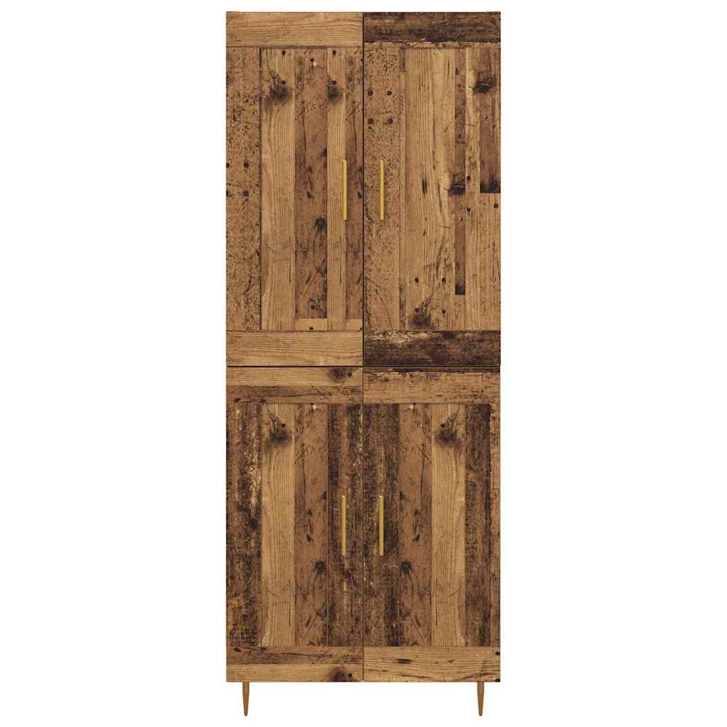 Høyskap Gamle tre 69,5 x 34 x 180 cm Konstruert tre