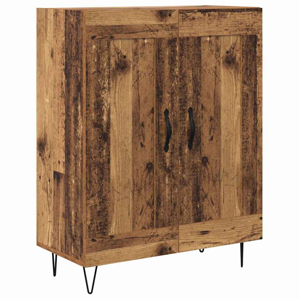 Høyskap Gamle tre 69,5 x 34 x 180 cm Konstruert tre