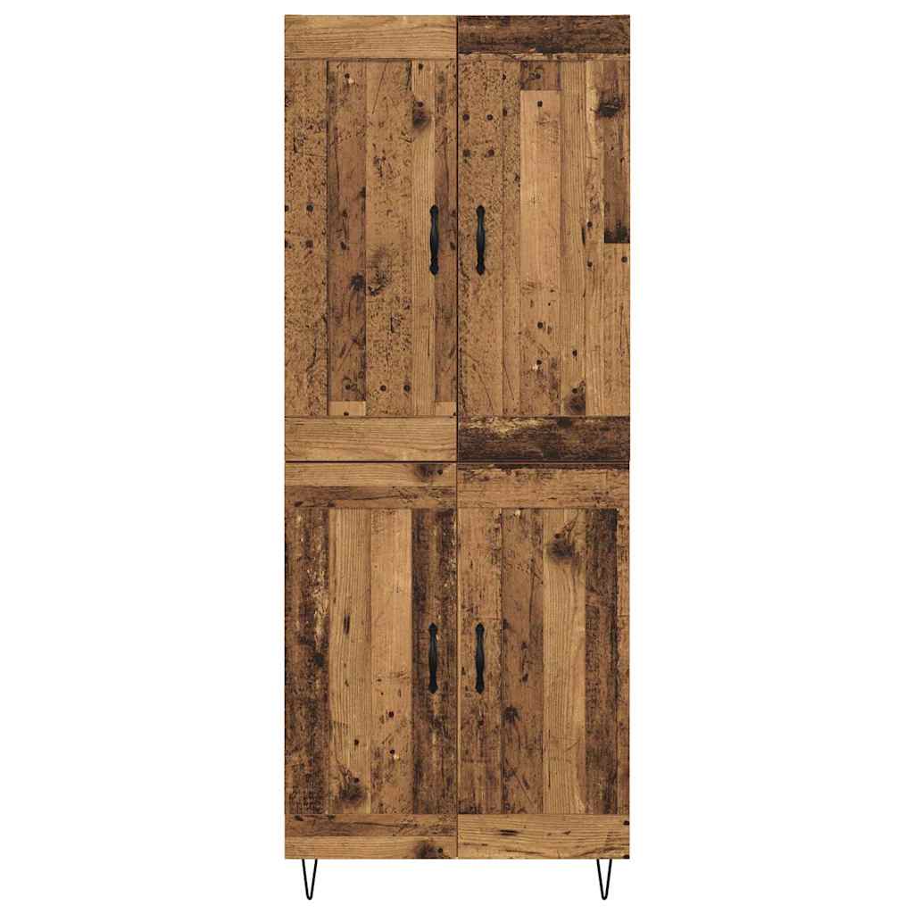 Høyskap Gamle tre 69,5 x 34 x 180 cm Konstruert tre