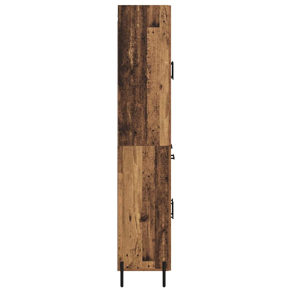 Høyskap Gamle tre 69,5 x 34 x 180 cm Konstruert tre