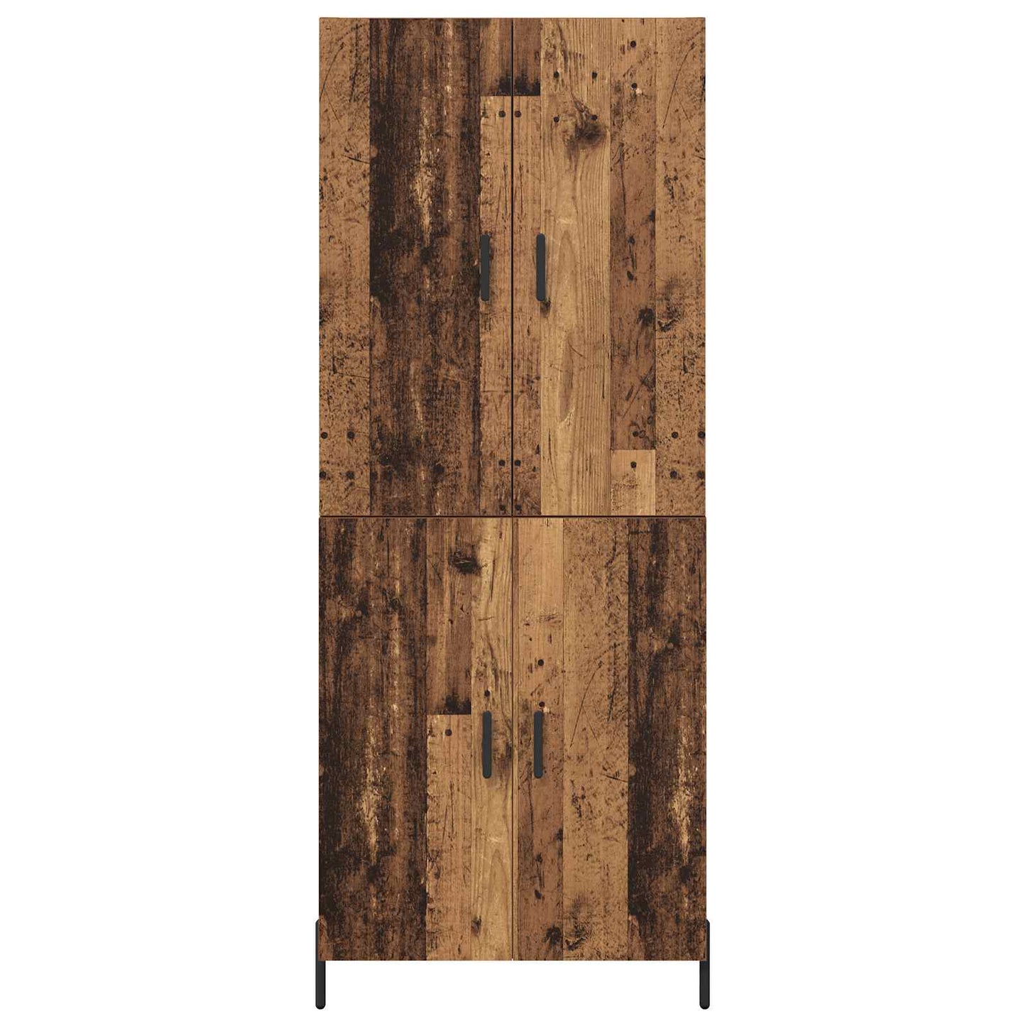 Høyskap Veggmontert Gamle tre 69,5 x 34 x 180 cm Konstruert tre