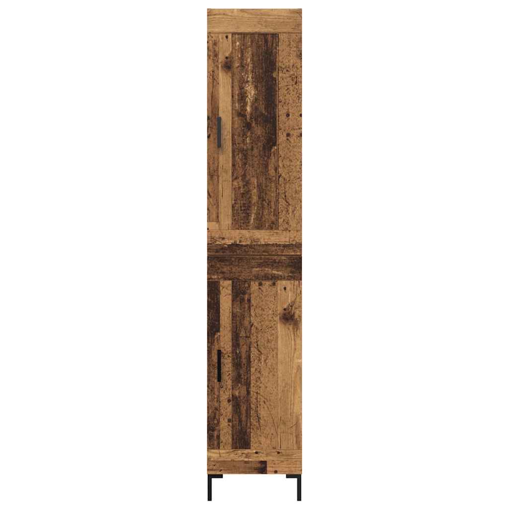 Høyskap Gamle tre 34,5 x 34 x 180 cm Konstruert tre