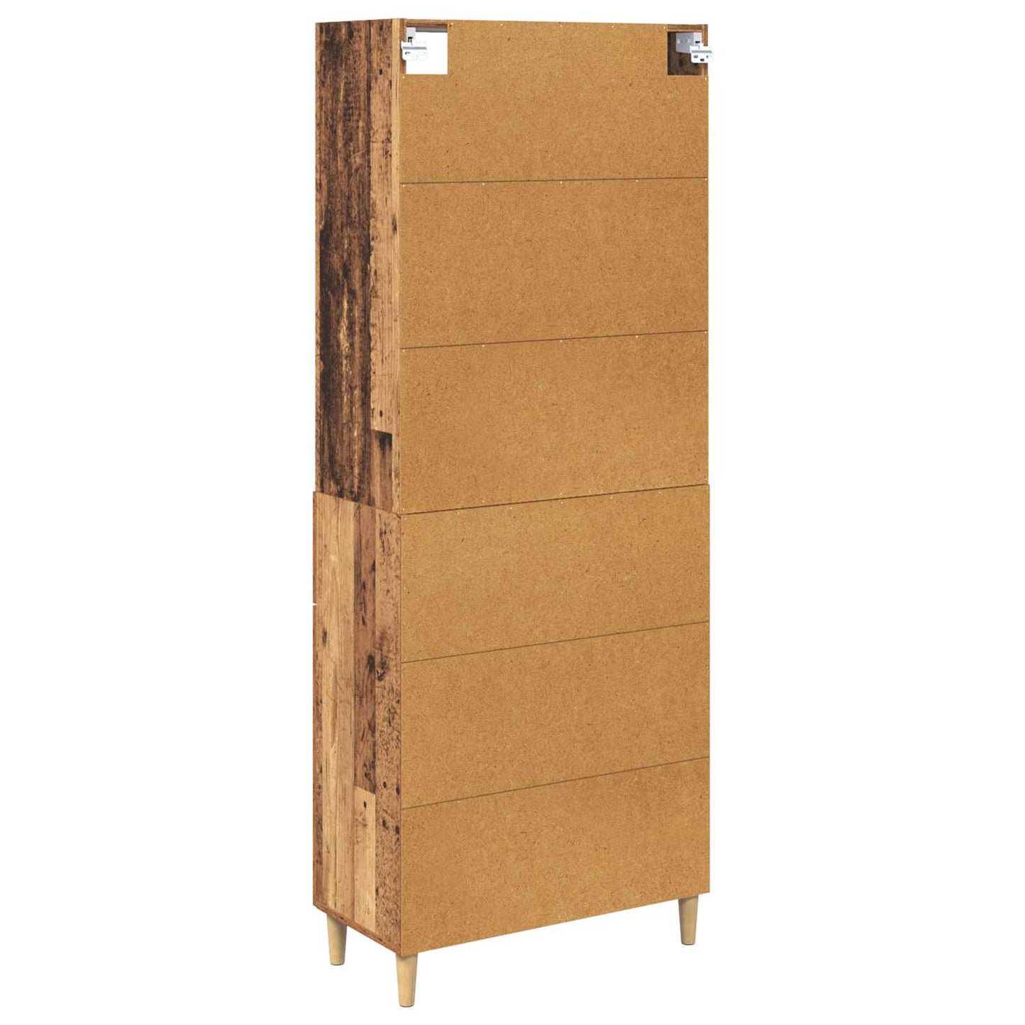 Høyskap med skuff Gamle tre 69,5 x 32,5 x 180 cm Konstruert tre