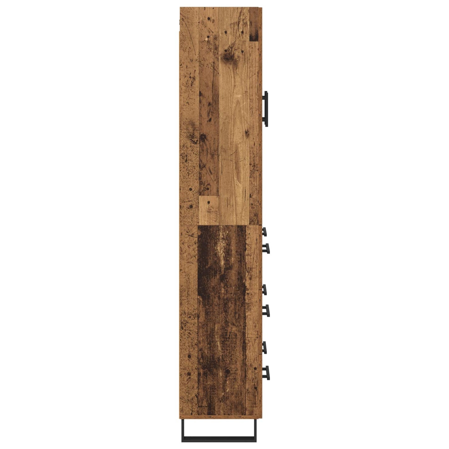 Høyskap Gammelt tre 69,5 x 34 x 180 cm Konstruert tre