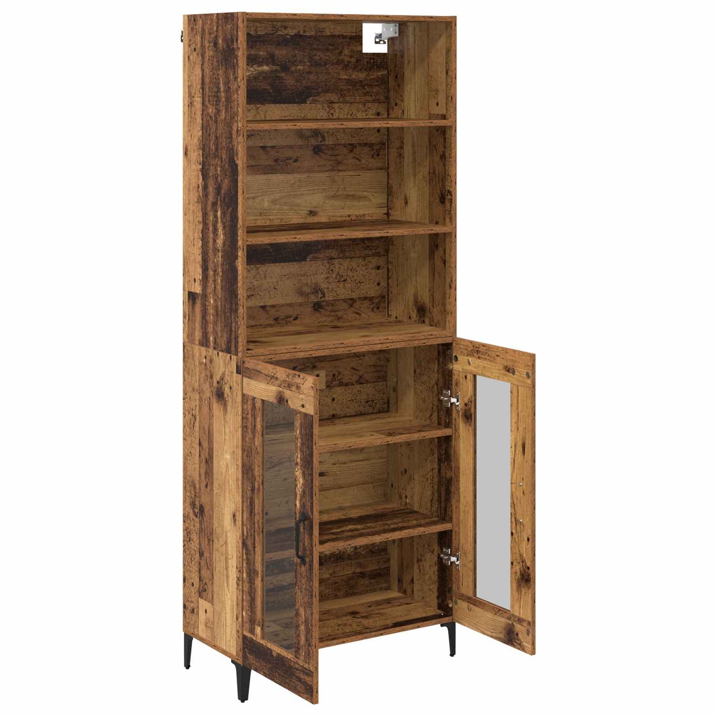 Høyskap Gamle tre 69,5 x 34 x 180 cm Konstruert tre