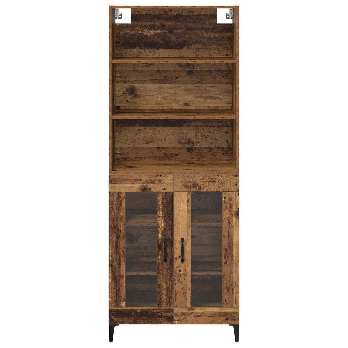 Høyskap Gamle tre 69,5 x 34 x 180 cm Konstruert tre
