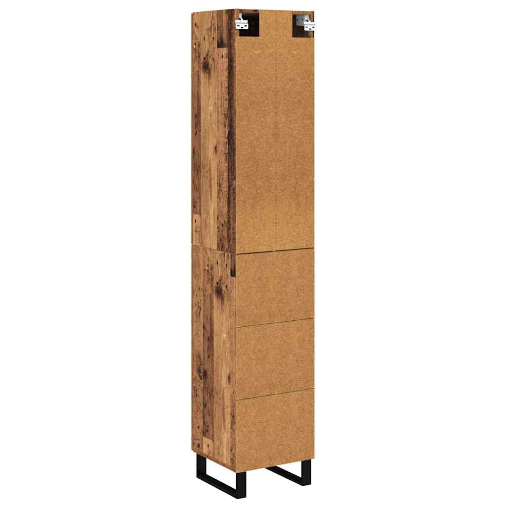 Høyskap Gamle tre 34,5 x 34 x 180 cm Konstruert tre