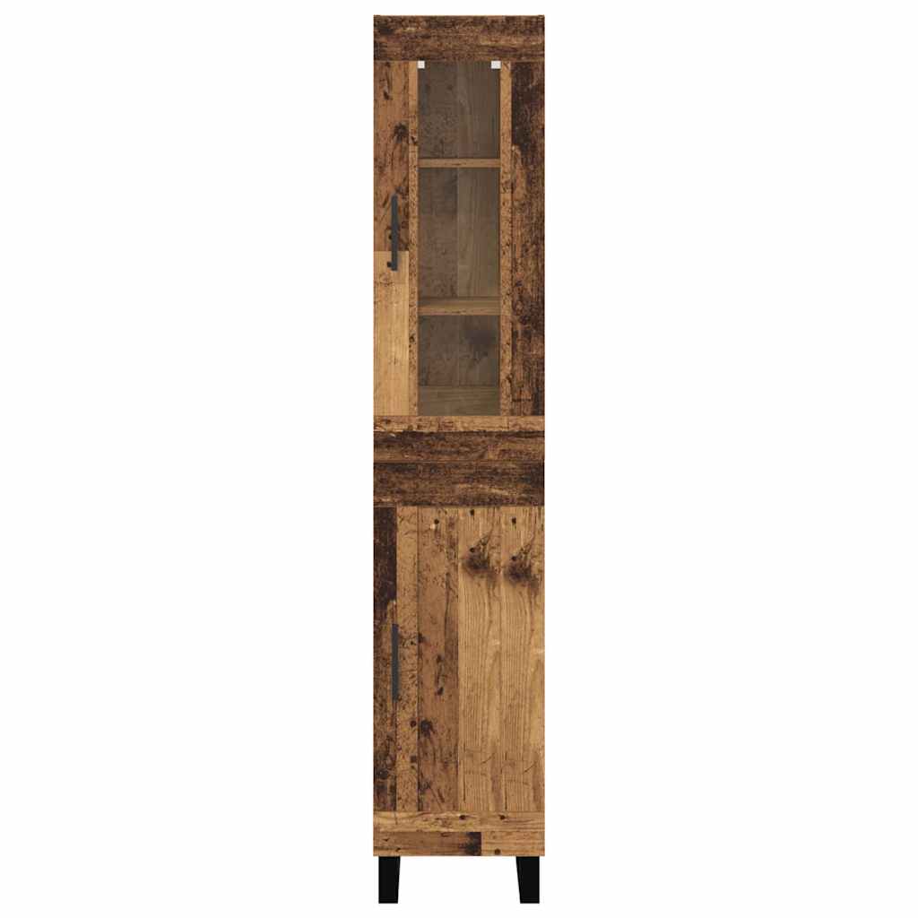 Høyskap Gamle tre 34,5 x 34 x 180 cm Konstruert tre