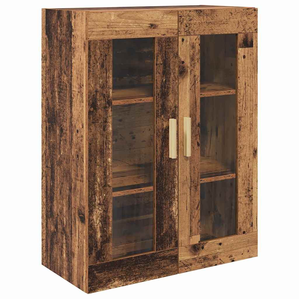 Høyskap Gamle tre 69,5 x 34 x 180 cm Sponplater og glass