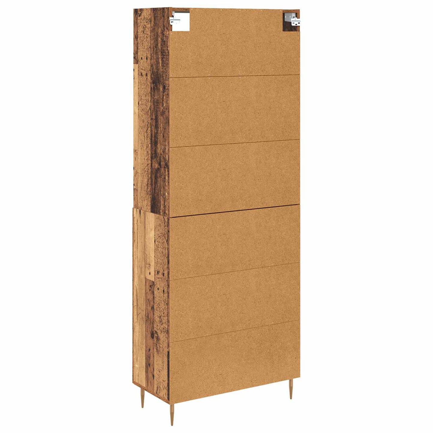 Høyskap Gammelt tre 69,5 x 34 x 180 cm Konstruert tre
